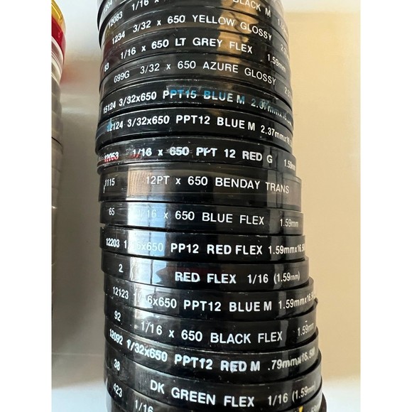 46 Letraline Letraset Architectural Graphic Art Tape +Cases Bundle/Lot MSRP$350+ - Picture 6 of 8